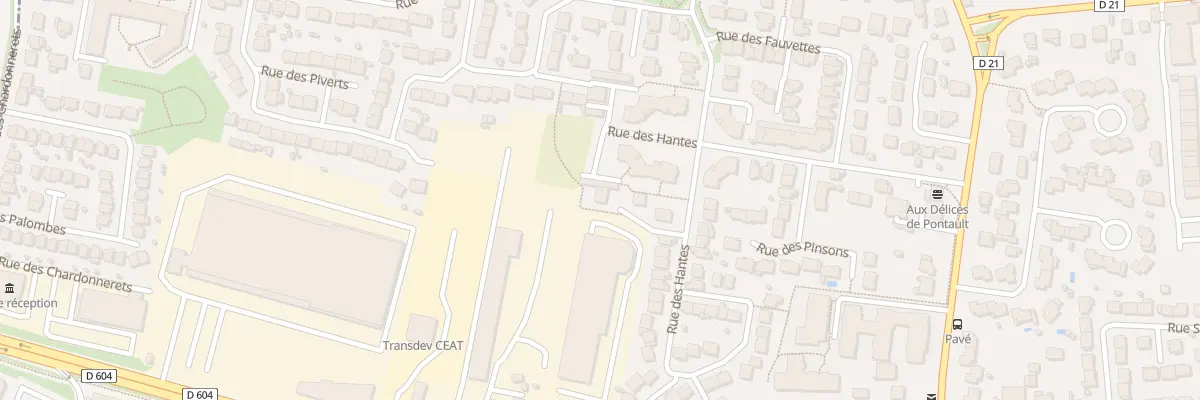 Plan du 28 Rue des Hantes à Pontault-Combault