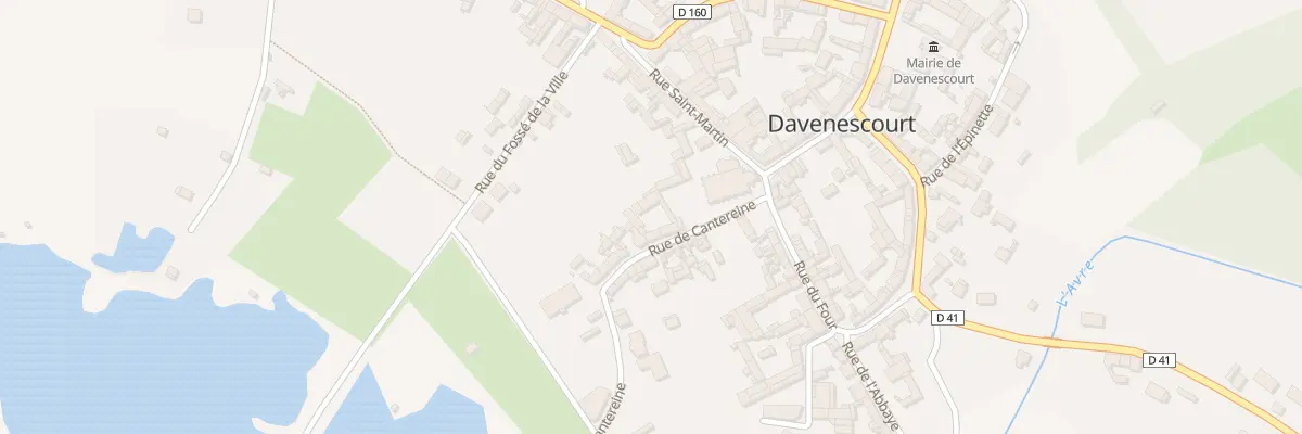 Plan du 2 Rue Cantereine à Davenescourt