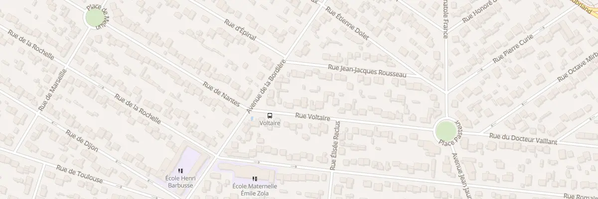 Plan du 38 Rue Voltaire à Mitry-Mory