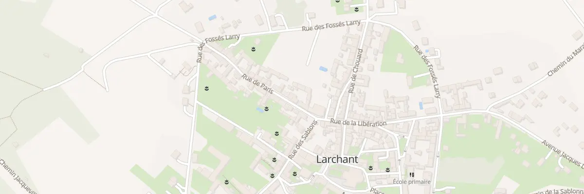 Plan du 8 Rue de Paris à Larchant