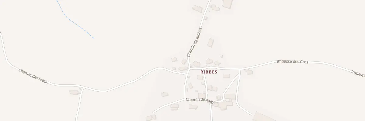 Plan du 5422 Ribbes à Tauves