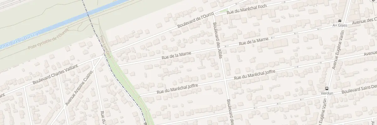 Plan du 45 Rue de la Marne à Villeparisis