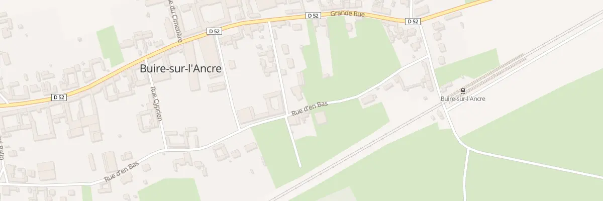 Plan du 9 Rue d’En Bas à Buire-sur-l’Ancre
