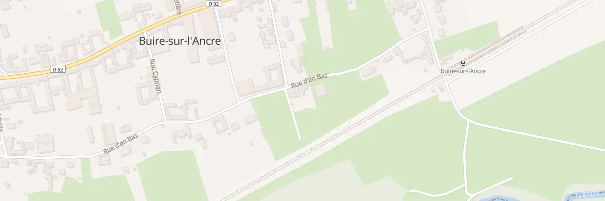 Plan du 40 Rue d’En Bas à Buire-sur-l’Ancre