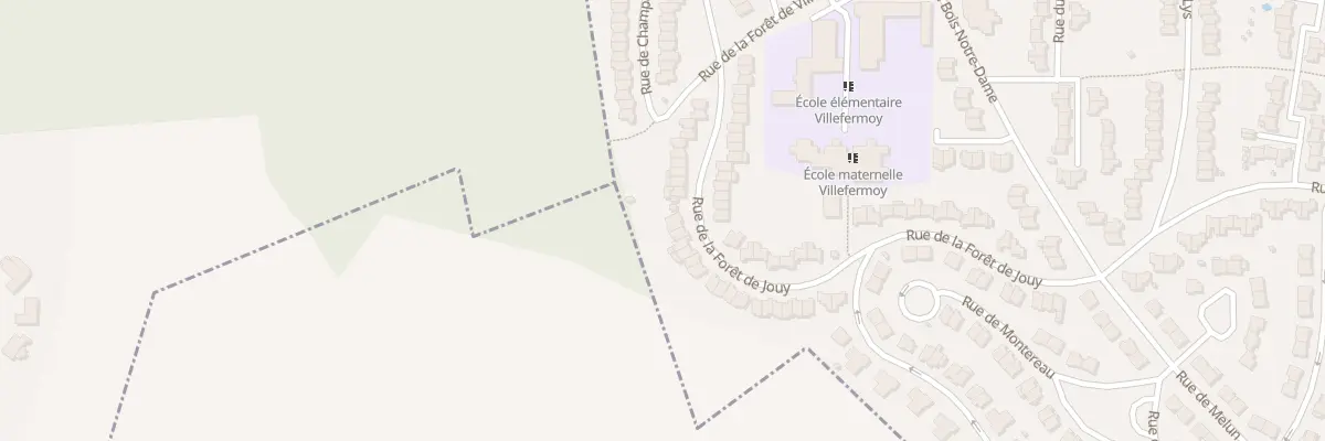Plan du 56 Rue de la Forêt de Jouy à Lésigny