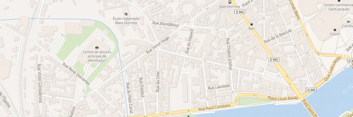 Plan du 55 Rue Denis Papin à Montluçon