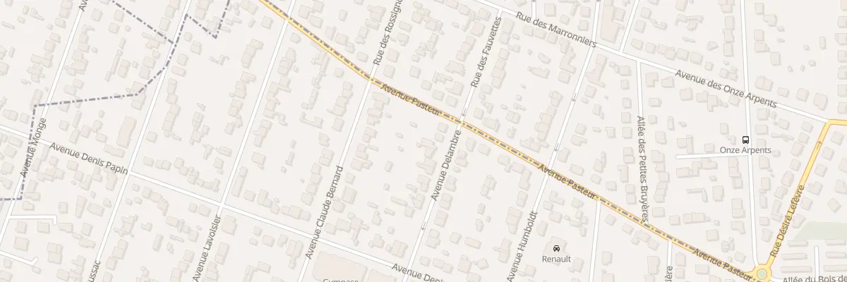 Plan du 93 Av Delambre à Chelles