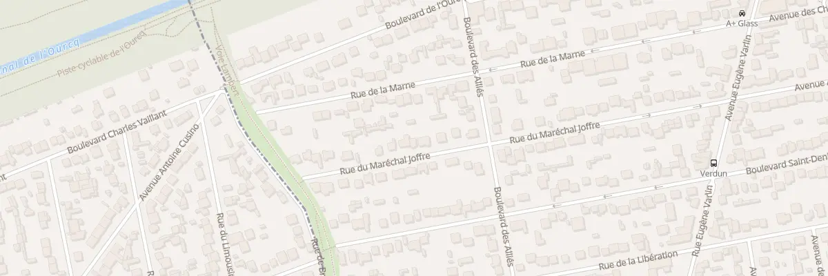 Plan du 48 Rue du Maréchal Joffre à Villeparisis