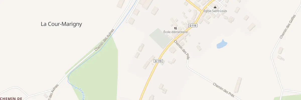Plan du 22 Rte de Montereau à La Cour-Marigny