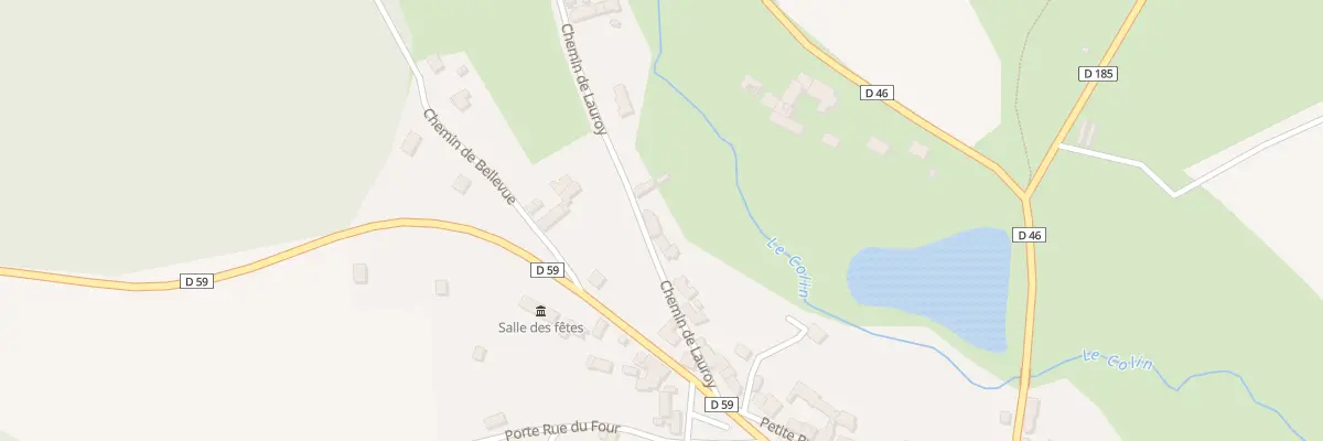 Plan du 10 Che de Lauroy à Morogues