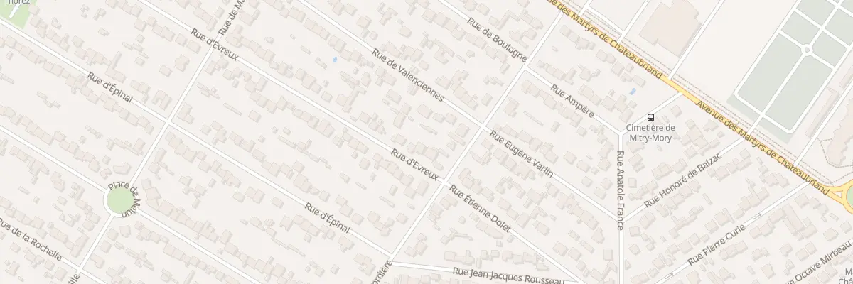 Plan du 6 Rue d’Evreux à Mitry-Mory