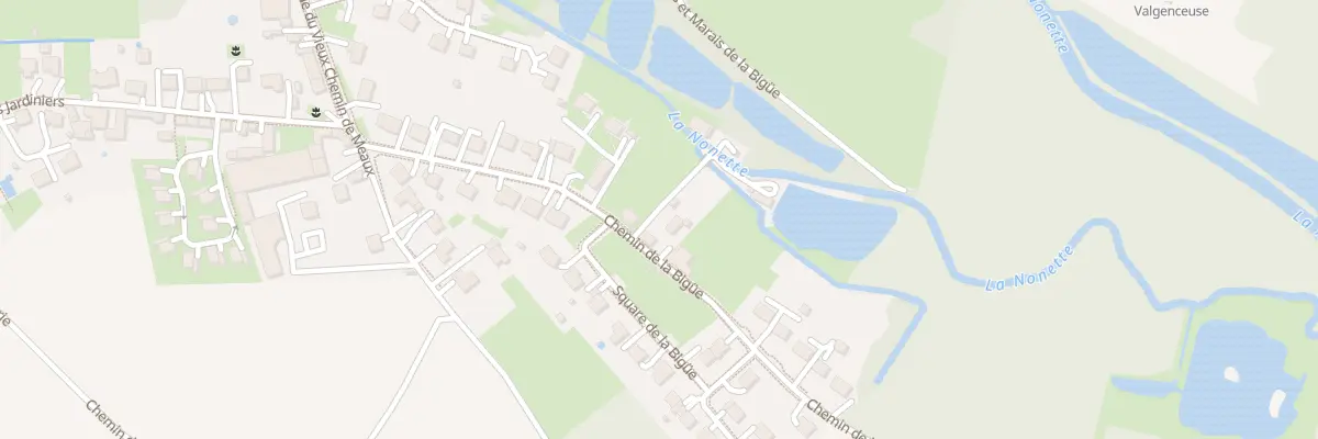 Plan du 23 Che de la Bigüe à Senlis