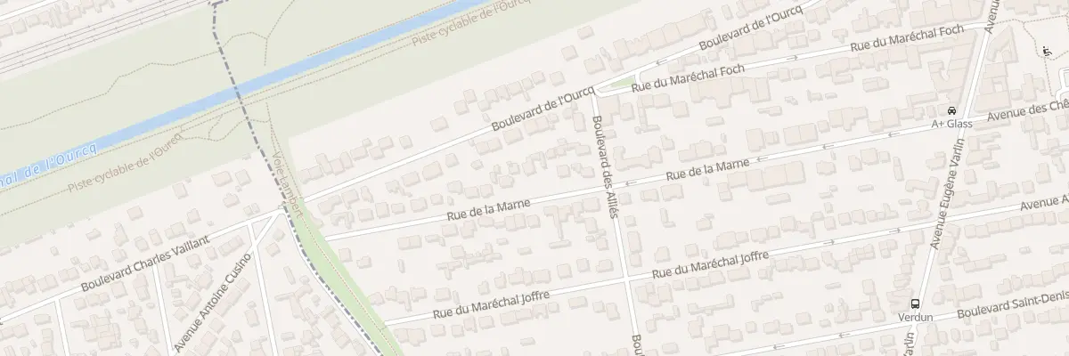 Plan du 46 Rue de la Marne à Villeparisis
