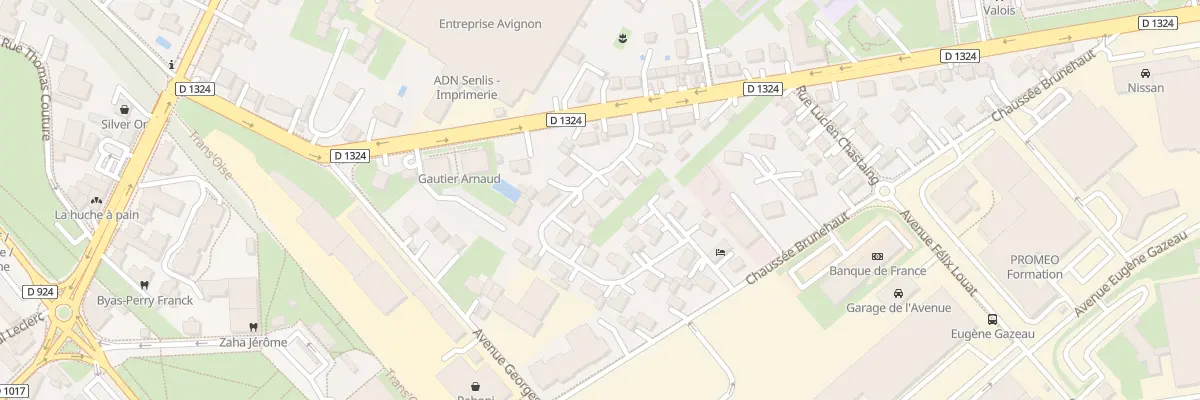 Plan du 7 Rue du Clos du Chapitre à Senlis