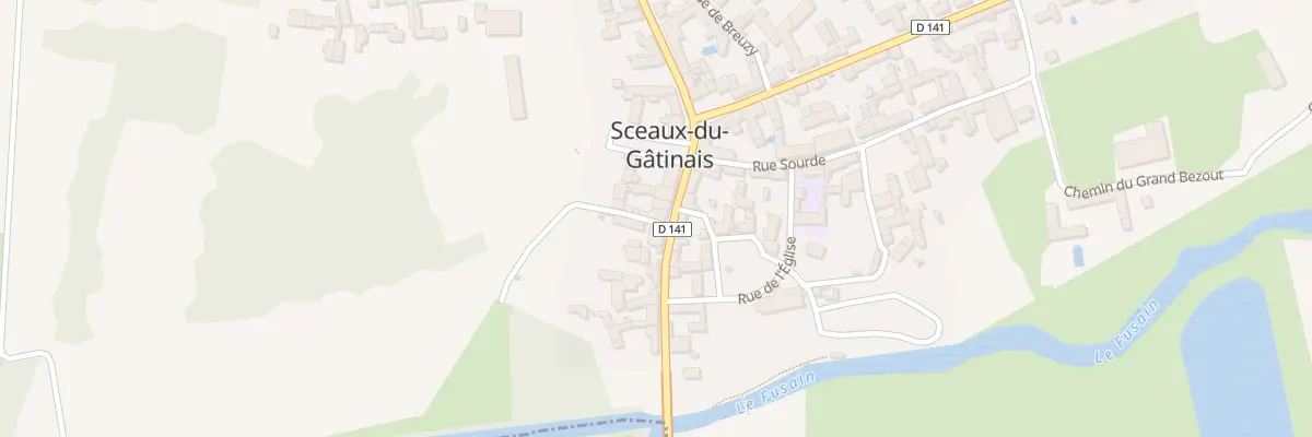 Plan du 12 Rue du Pont à Sceaux-du-Gâtinais