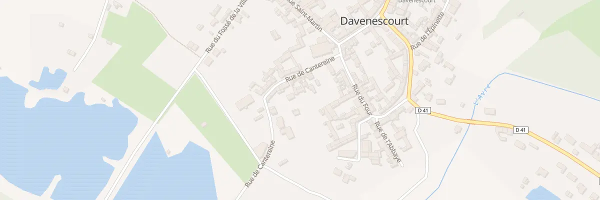 Plan du 11 Rue Cantereine à Davenescourt