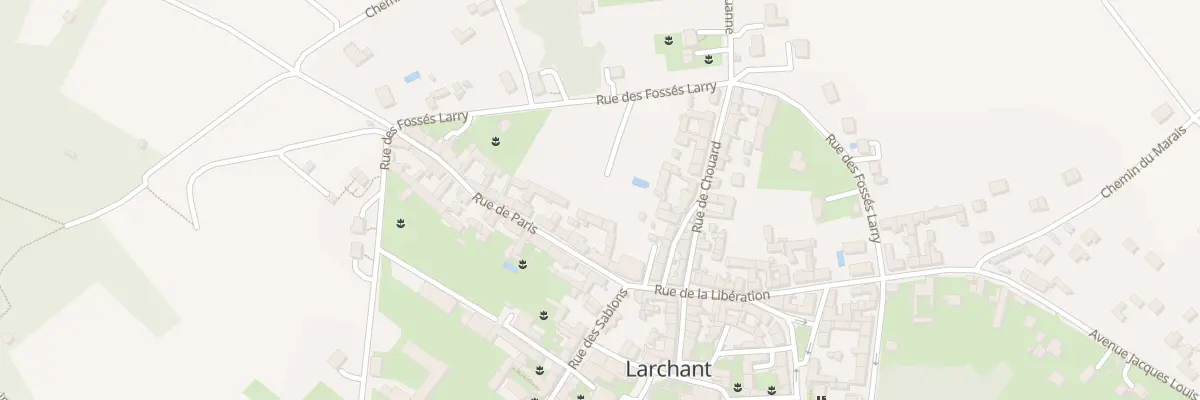 Plan du 13 Rue des Fossés Larry à Larchant