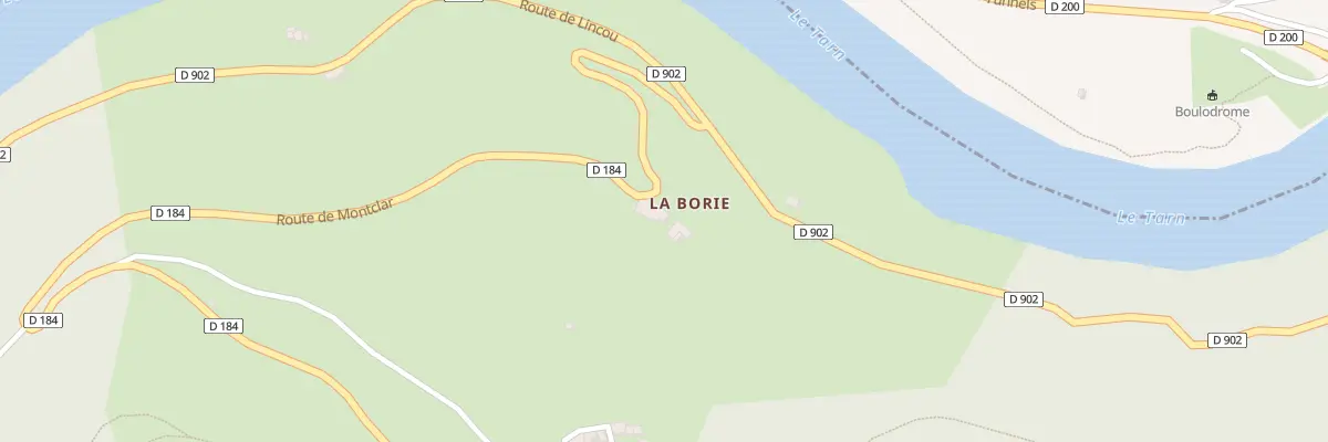 Plan du 7588 Rte de Montclar à Montclar