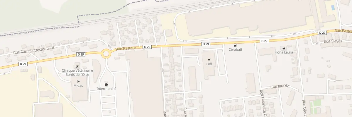 Plan du 6 Rue Ampère à Pont-Sainte-Maxence