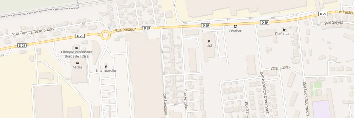 Plan du 18 Rue Ampère à Pont-Sainte-Maxence
