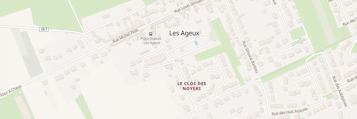 Plan du 876 Rue Patrick Simiand aux Ageux