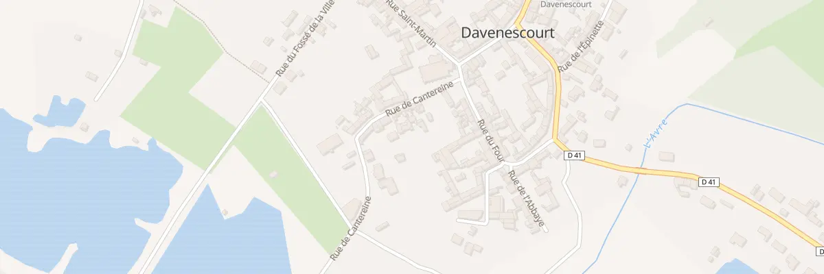 Plan du 9 Rue Cantereine à Davenescourt