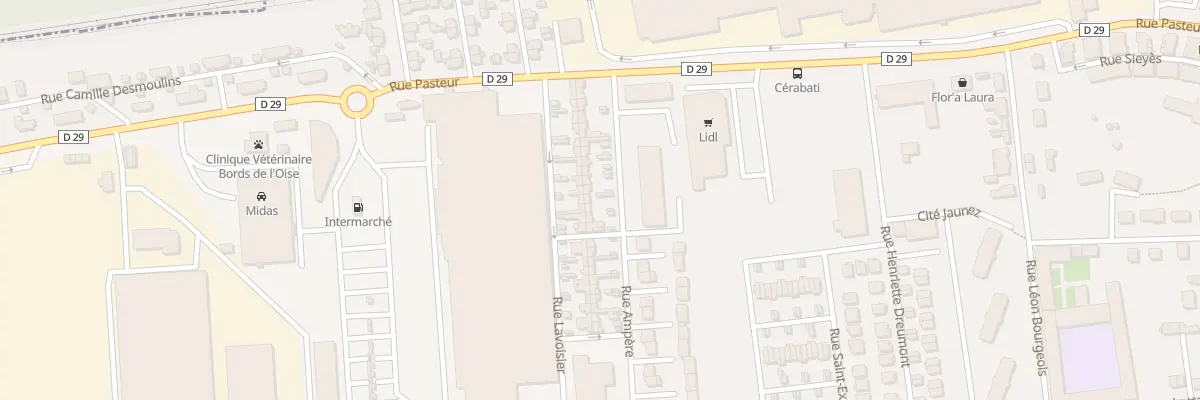 Plan du 22 Rue Ampère à Pont-Sainte-Maxence