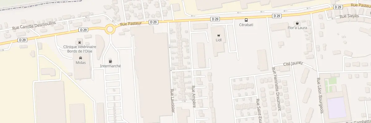 Plan du 24 Rue Ampère à Pont-Sainte-Maxence