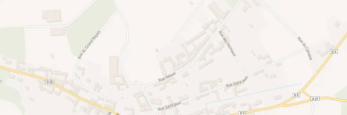 Plan du 13 Rue Neuve à Sailly-au-Bois