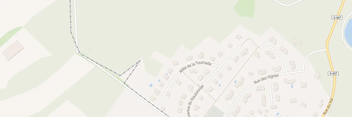 Plan du 12 All de la Tournelle à Mortefontaine