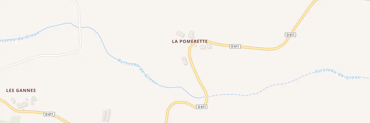 Plan du 5154 La Pomerette à Avèze