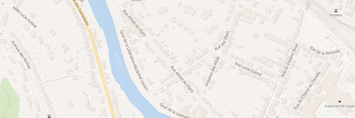 Plan du 26 Rue Alfred de Vigny à Montluçon