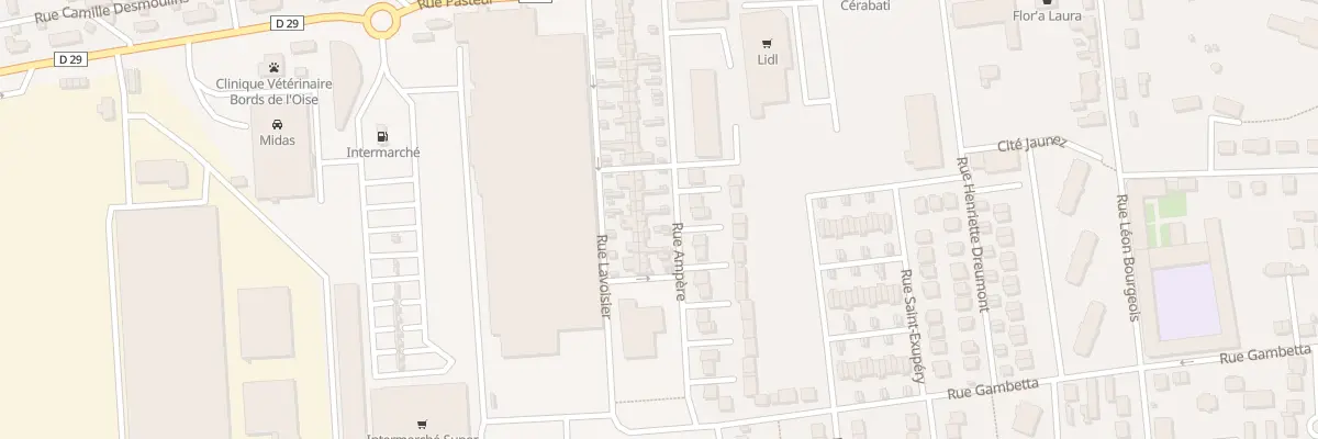Plan du 38 Rue Ampère à Pont-Sainte-Maxence