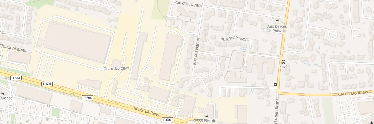 Plan du 44 Rue des Hantes à Pontault-Combault