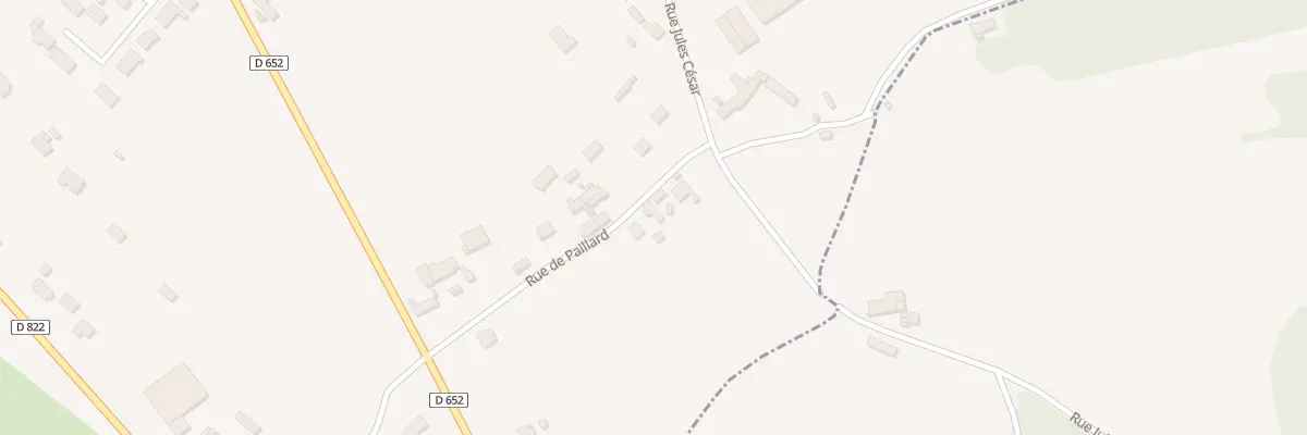Plan du 368 Rue de Paillard à Nevoy