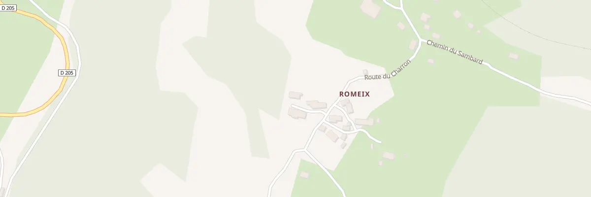 Plan du 6002 Romeix à Saint-Étienne-de-Chomeil