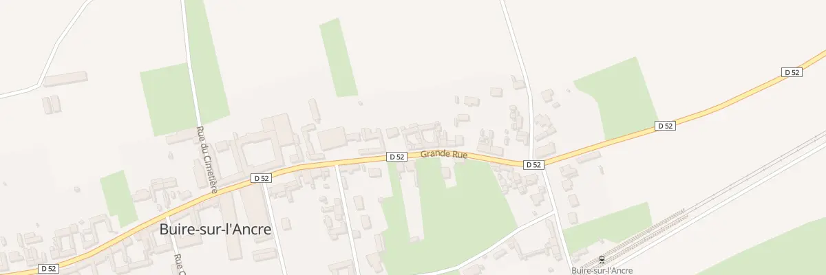 Plan du 22 Gr Grande Rue à Buire-sur-l’Ancre