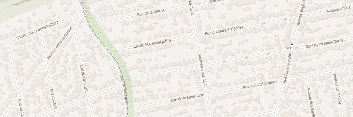 Plan du 42 Rue de Verdun à Villeparisis