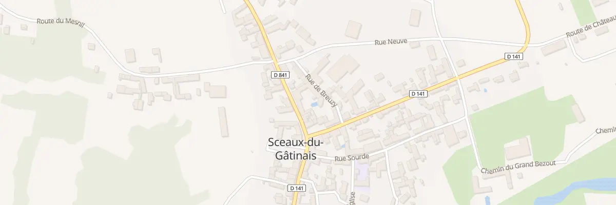 Plan du 4 Rte de Beaumont à Sceaux-du-Gâtinais