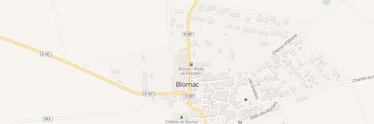 Plan du 9 Rte de Puichéric à Blomac