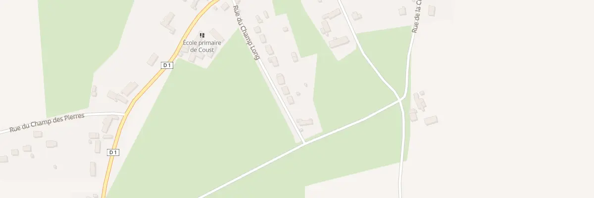 Plan du 17 Rue du Champ Long à Coust