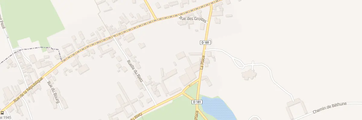 Plan du 5281 Pl La Place à Fouquereuil