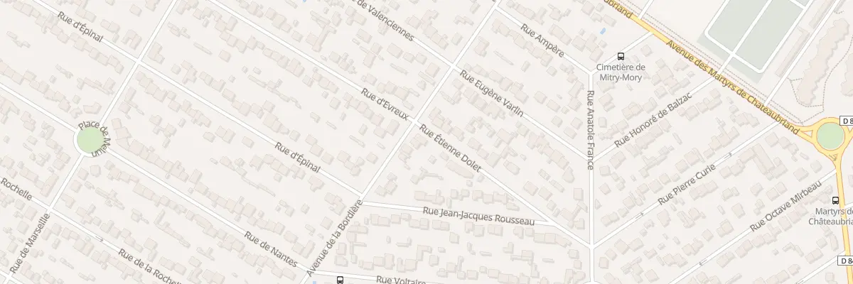 Plan du 19 Rue Etienne Dolet à Mitry-Mory