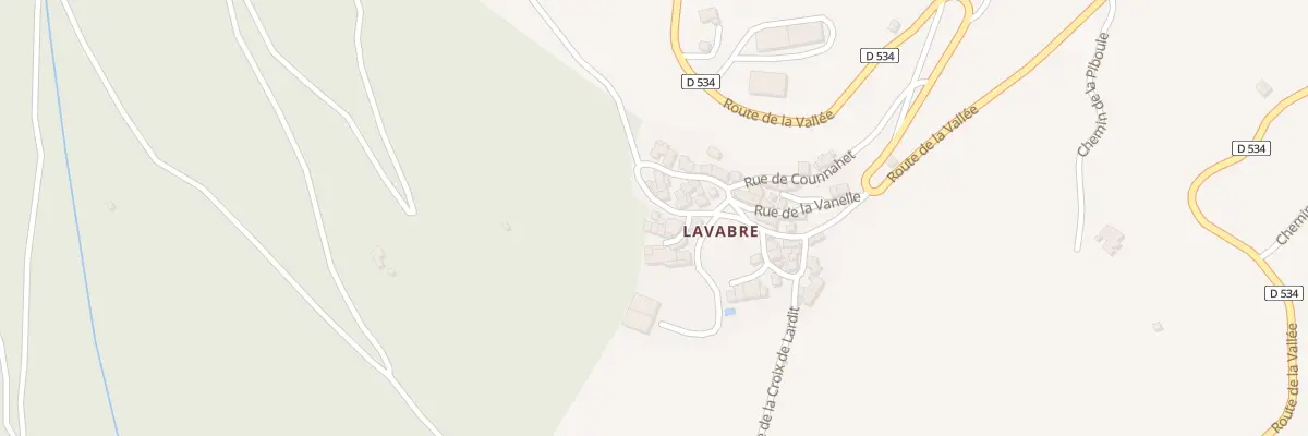 Plan du 5119 Lavabre à Connac