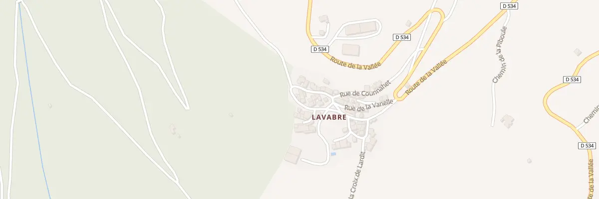 Plan du 5103 Lavabre à Connac