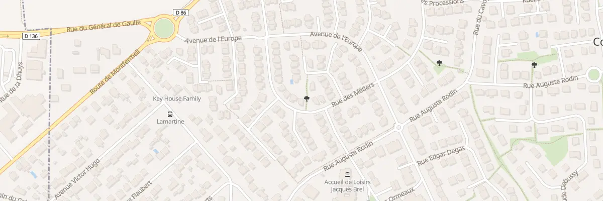Plan du 15 Rue des Métiers à Courtry