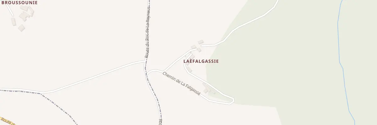 Plan du 468 Che de La Falgassié à Saint-Salvi-de-Carcavès