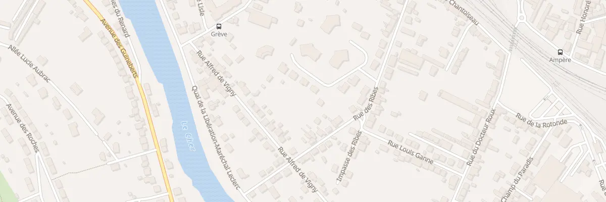 Plan du 54 Rue des Ribes à Montluçon