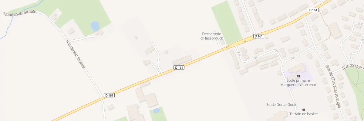 Plan du 580 Rue d’Hazebrouck à Caëstre