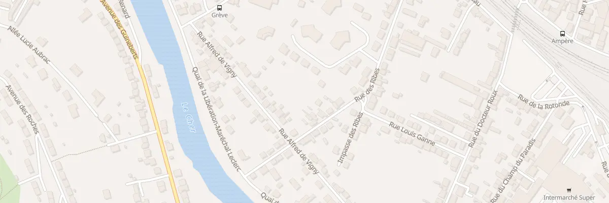 Plan du 58 Rue des Ribes à Montluçon